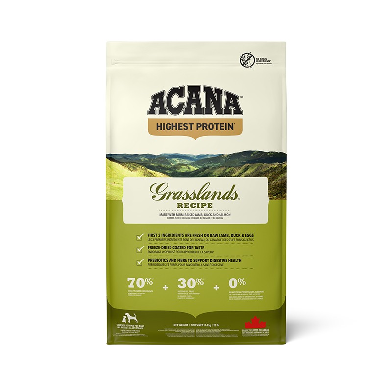 Acana Highest Protein Grasslands Dog Recipe | 11.4kg