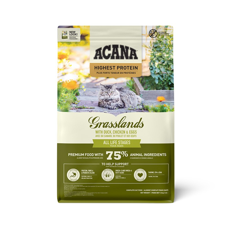 Acana Highest Protein Grasslands Cat | 1.8kg