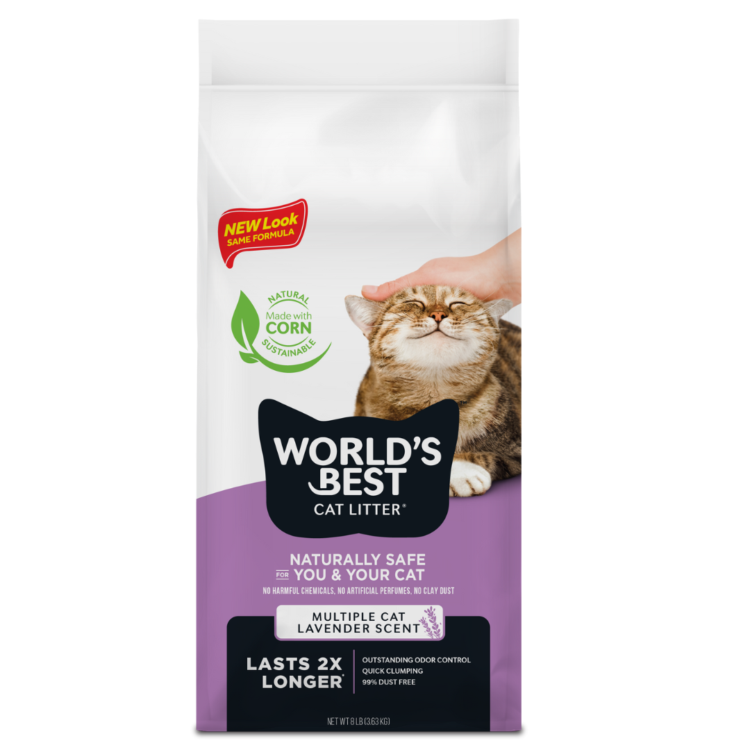 World's Best Cat Litter - Scented Multi Cat Formula | 3.18kg