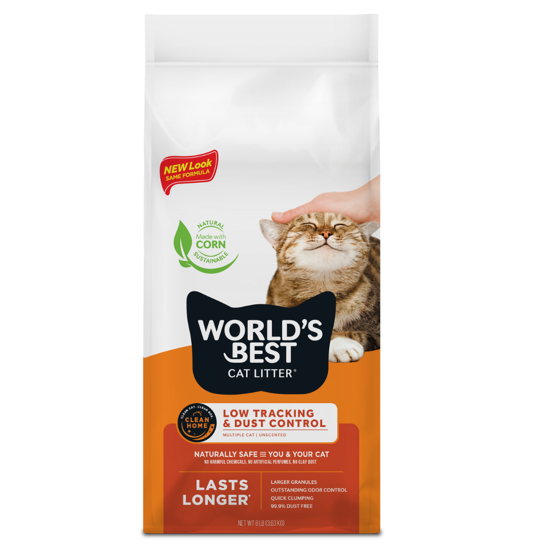 World's Best Cat Litter - Low Tracking & Dust Control | 3.63kg