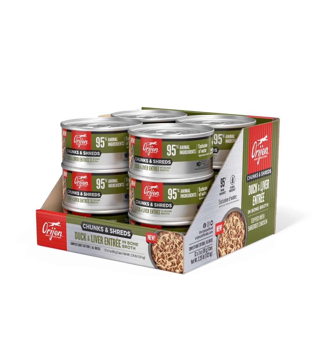 Orijen Duck & Liver Entrée | 85g x 12